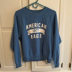 American Eagle Blue Crewneck Sweatshirt Size XS Womens